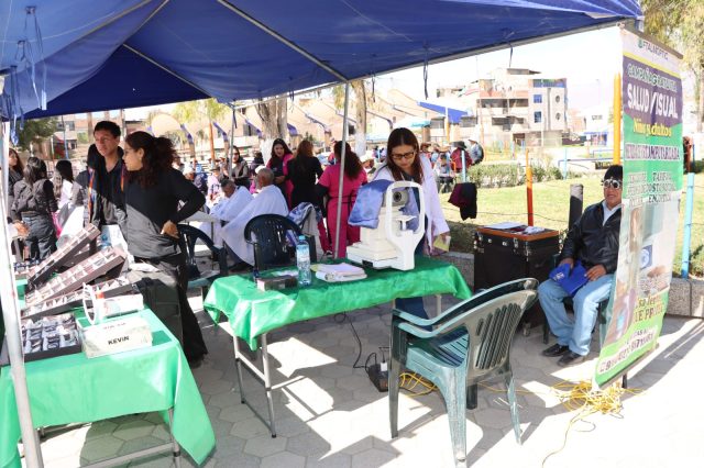 CAMPAÑA OFTALMOLÓGICA «PARA VERTE MEJOR» INICIÓ CON ÉXITO EN CHILCA*