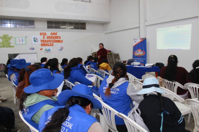 CHILCA FORTALECE CAPACIDADES DE ACTORAS SOCIALES