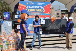 VECINOS DE CHILCA FUERON PREMIADOS CON ELECTRODOMÉSTICOS Y CANASTAS