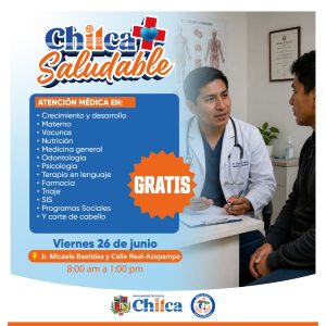 SALUD GRATUITA LLEGARÁ A AZAPAMPA CON CAMPAÑA INTEGRAL ESTE VIERNES