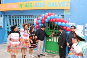 NIÑOS DEL JOSÉ GÁLVEZ DE CHILCA ESTRENAN MODERNA INFRAESTRUCTURA