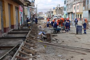 OBRA VIAL EN EL JR. AMAZONAS ALCANZA 35 % DE AVANCE