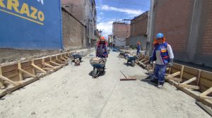 PEDRO PRIALÉ YA CUENTA CON VEREDAS CONSTRUIDAS